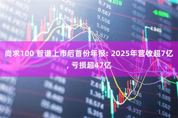 尚求100 智谱上市后首份年报: 2025年营收超7亿, 亏损超47亿