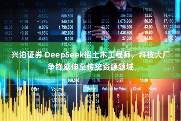 兴泊证券 DeepSeek招土木工程师，科技大厂争锋延伸至传统资源领域